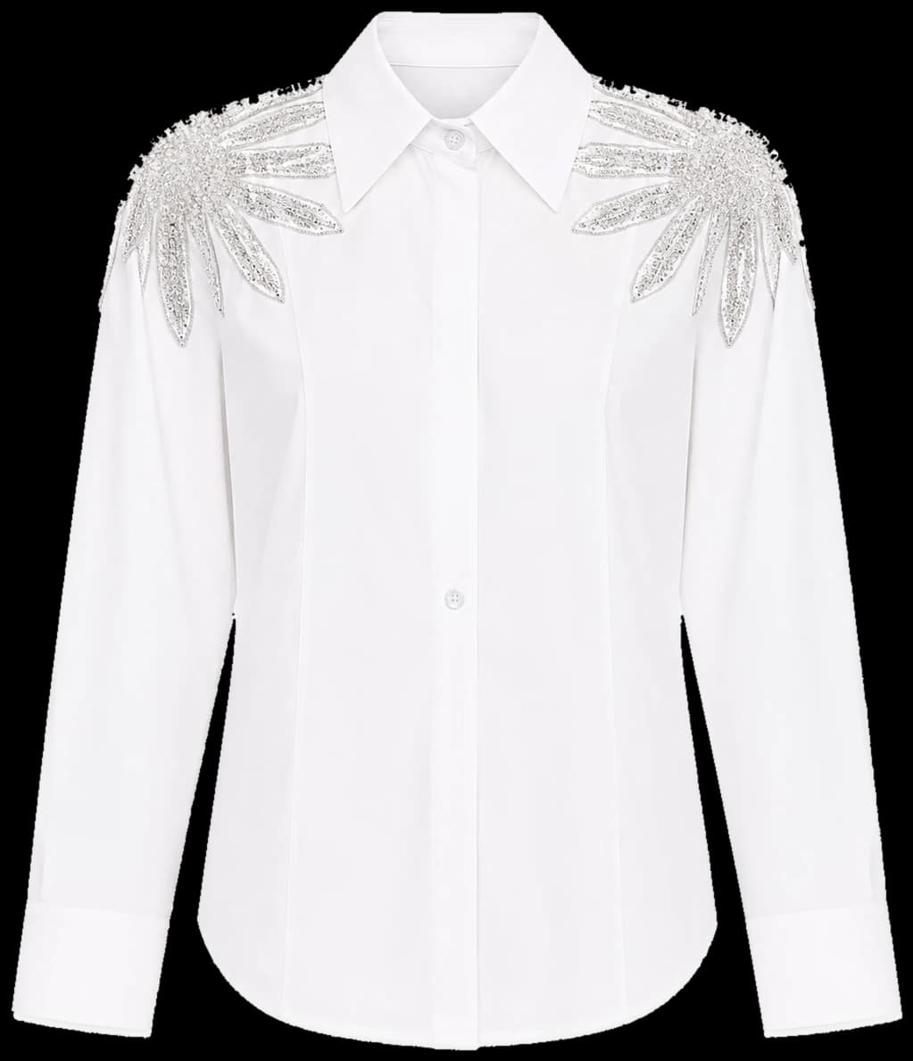 Crystal Shoulder Shirt